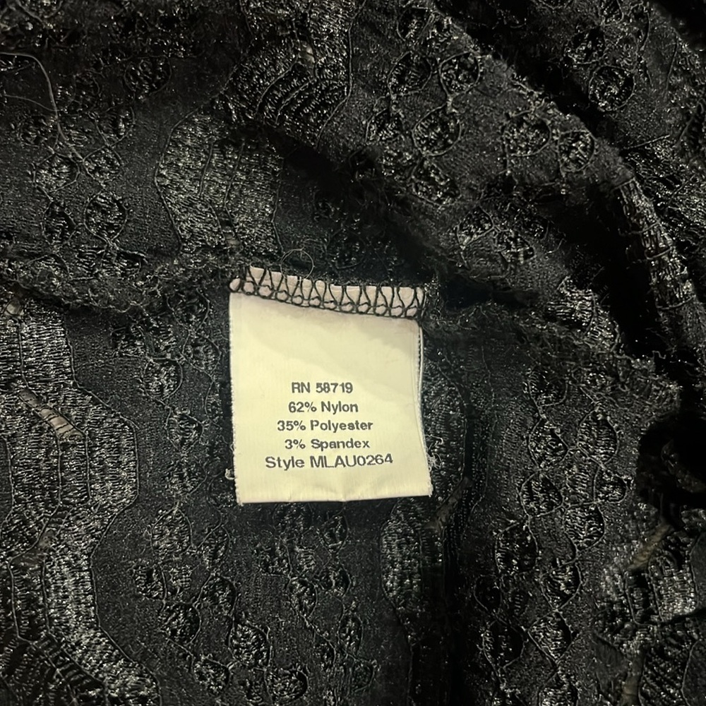 Notations Black Fitted Ribbed Blouse - image 5